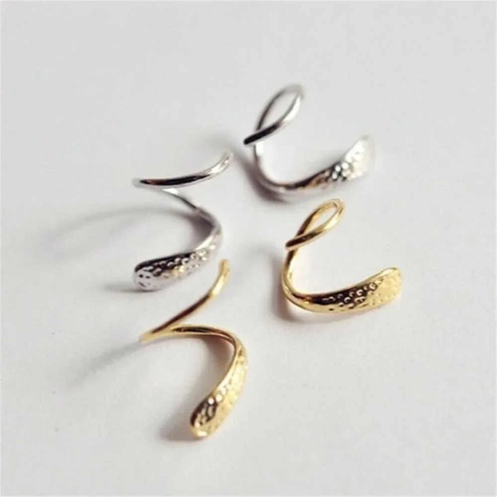 New 925 Silver Wrap Stud Earrings